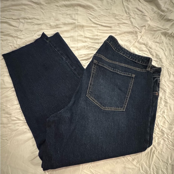 Old Navy Denim - Old Navy Dark Blue Straight Jeans